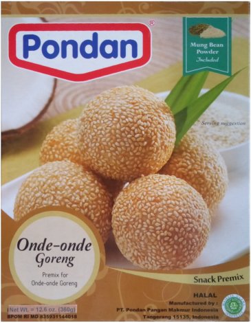 (image for) PONDAN GLUTINUOUS RICE BALLS ONDE-ONDE GORENG PREMIX